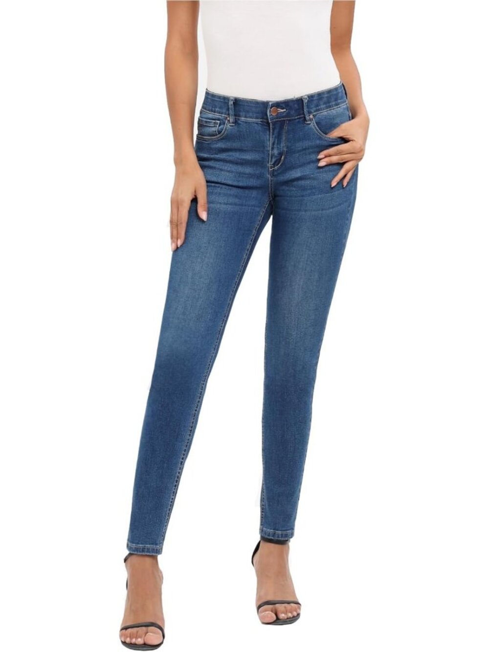 Classic Stretch Skinny Shaping Jeans for Women - Flattering Fit & Comfort